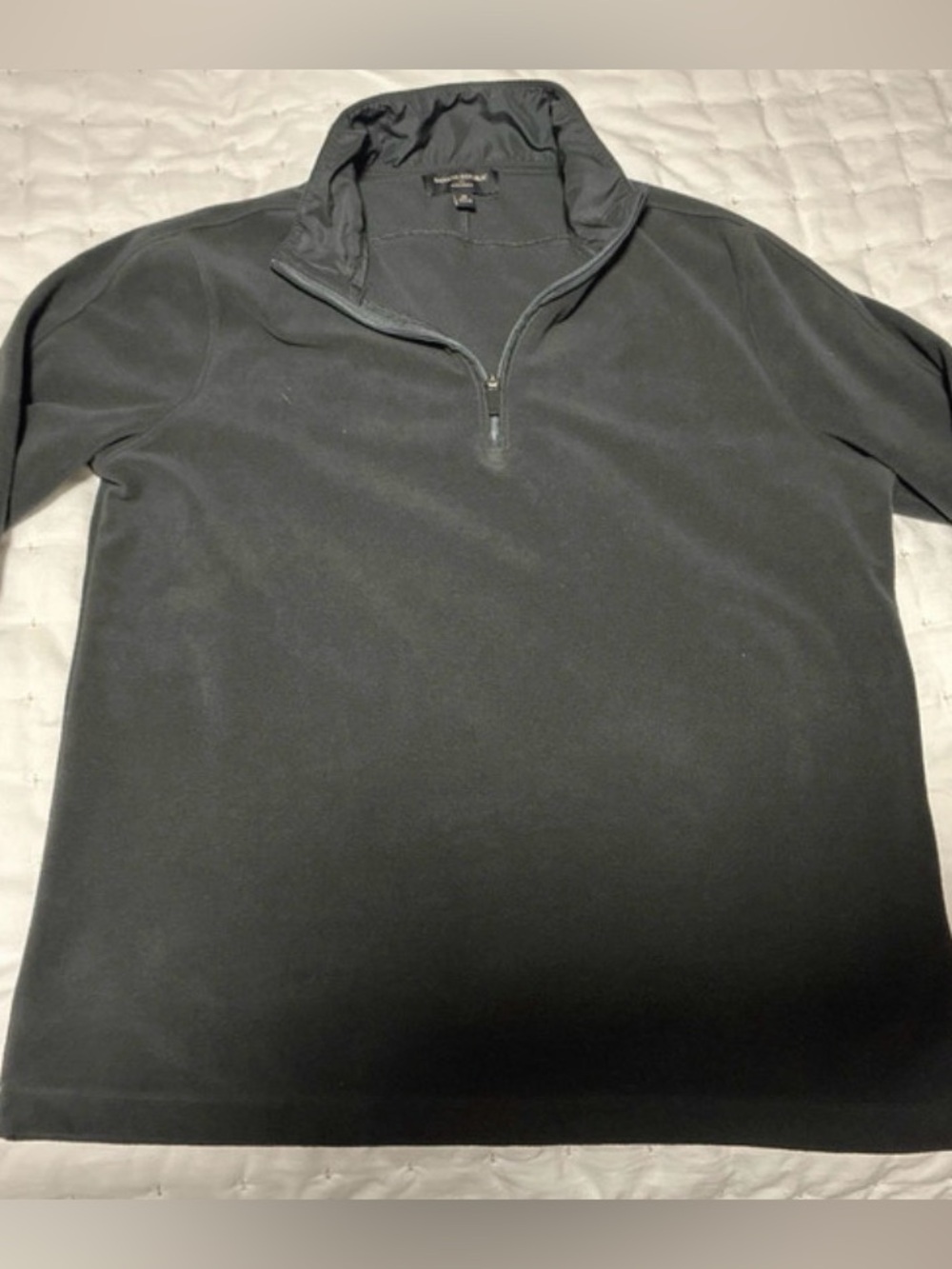 Men's Banana Republic Black Quarter-Zip Sweater